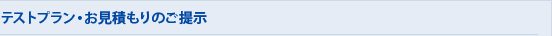 3.テストプラン・お見積もりのご提示